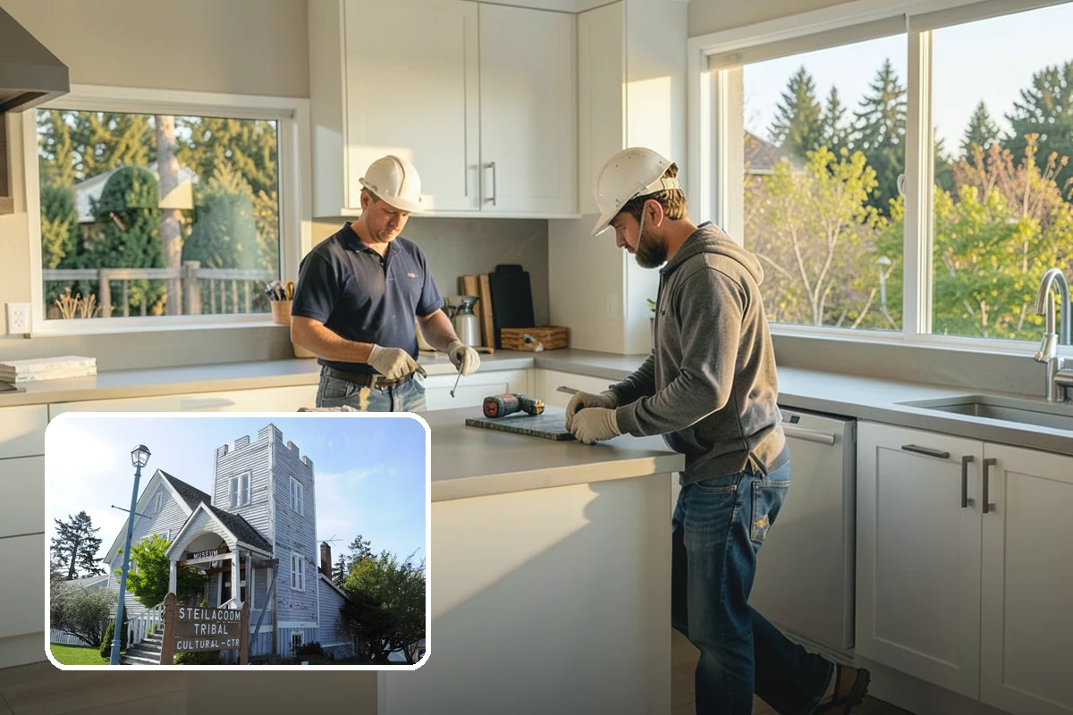 Basement Kitchenette in Steilacoom, Pierce County, WA - Makes a basement suite self-contained