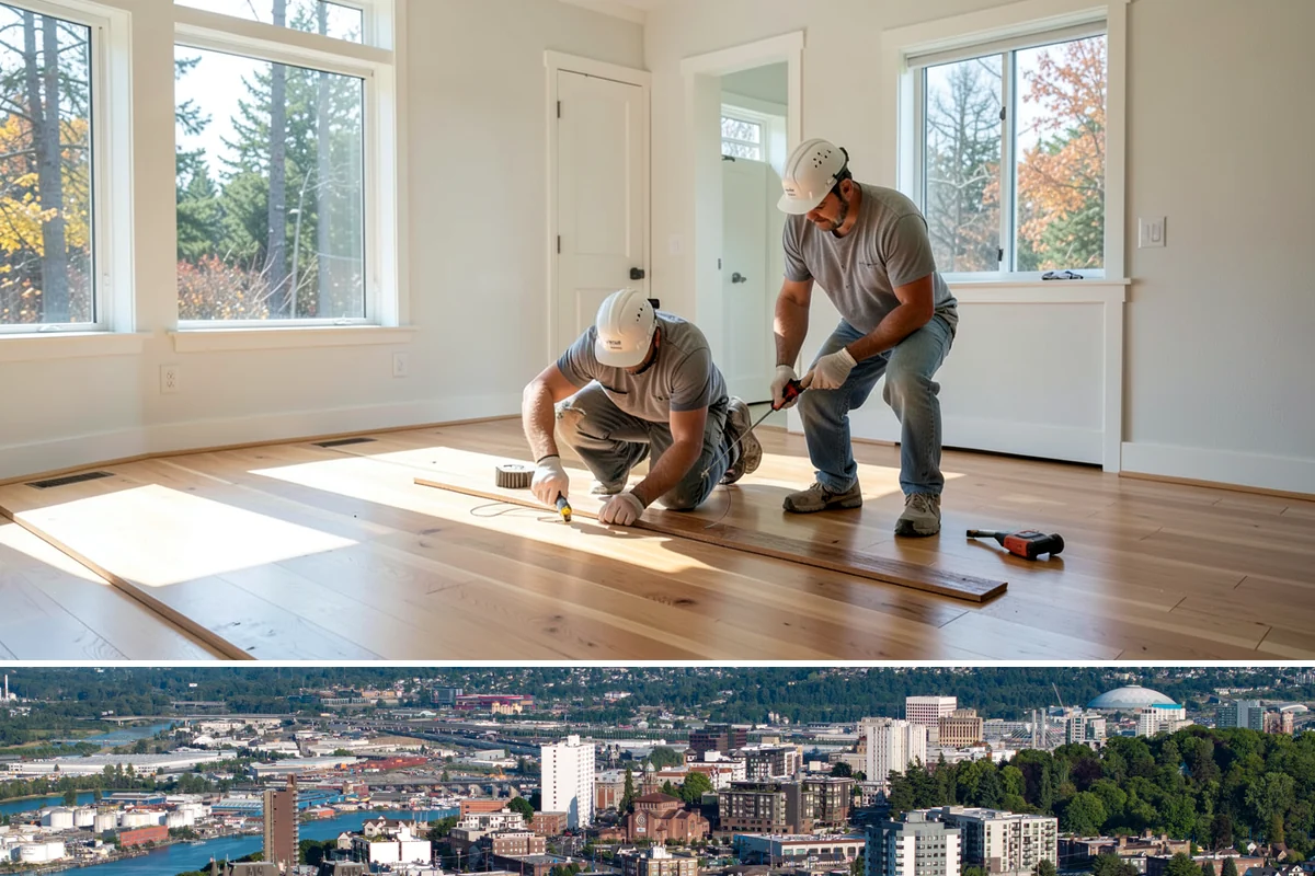 Basement Kitchenette in Tacoma, Pierce County, WA - Kitchenette installation is indoor work and fits neatly into the rainy-season schedule.