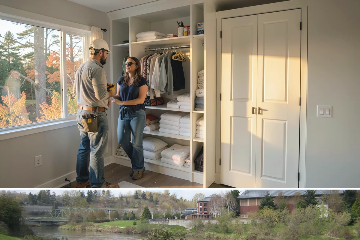 Basement Kitchenette in Tukwila, King County, WA - Kitchenette installation is indoor work and fits neatly into the rainy-season schedule.