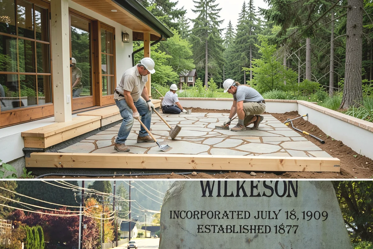 Basement Kitchenette in Wilkeson, Pierce County, WA - Kitchenette installation is indoor work and fits neatly into the rainy-season schedule.