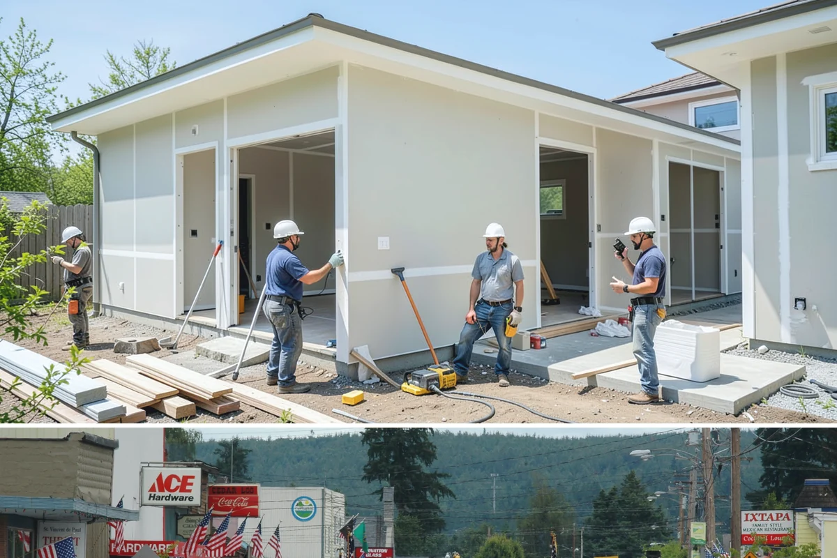 Basement Remodeling in Carnation, King County, WA - Because the work is indoors, basement remodeling is well suited to the wetter fall and winter season.