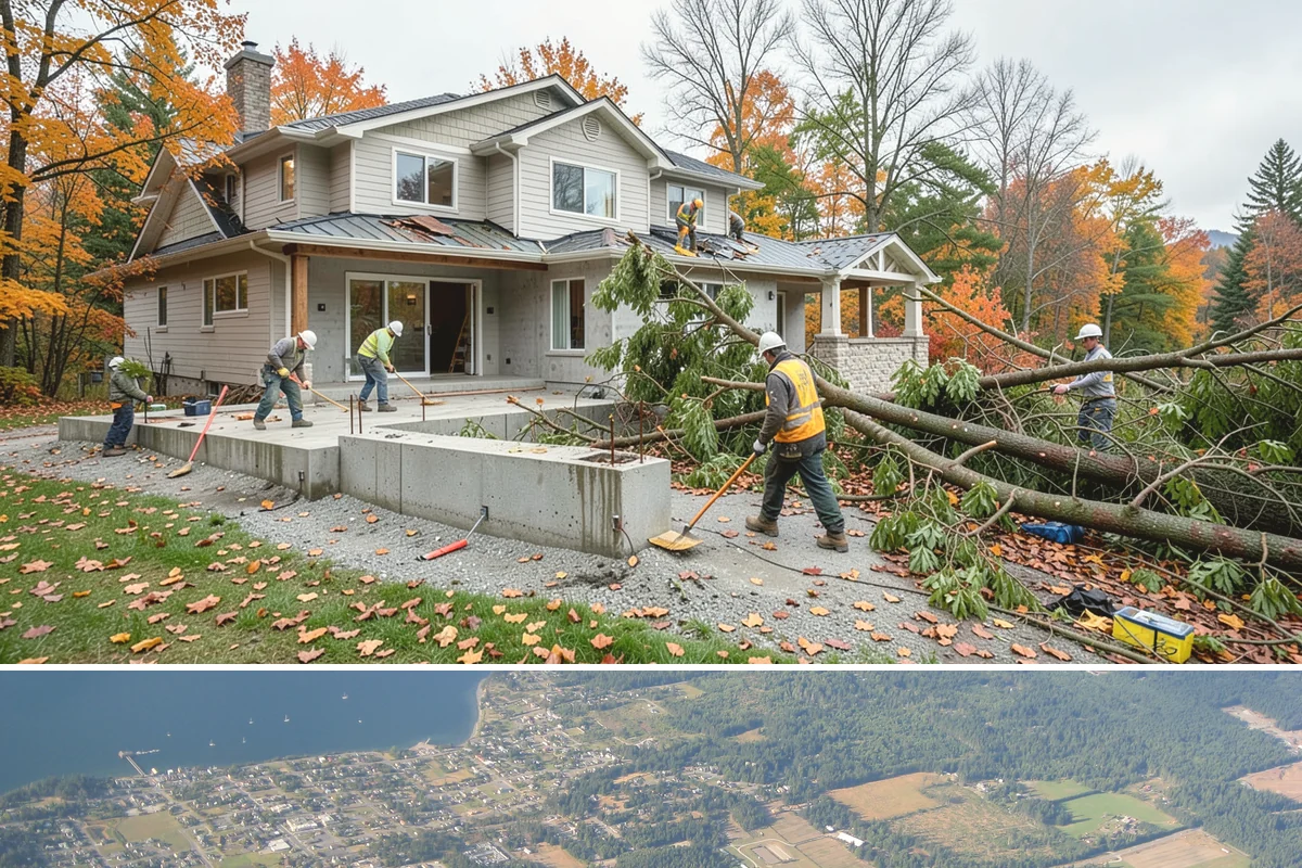Basement Remodeling in Coupeville, Island County, WA - Because the work is indoors, basement remodeling is well suited to the wetter fall and winter season.