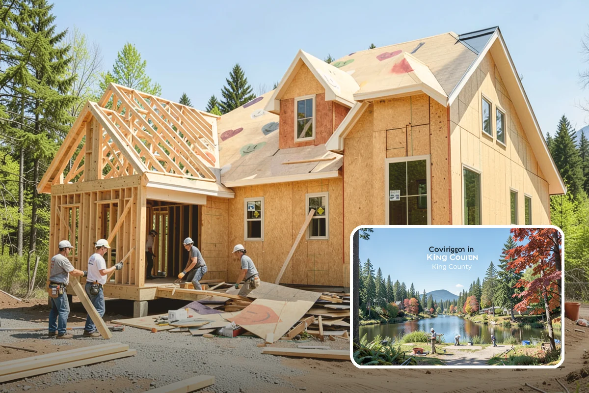 Basement Remodeling in Covington, King County, WA - Modernizes an outdated lower level