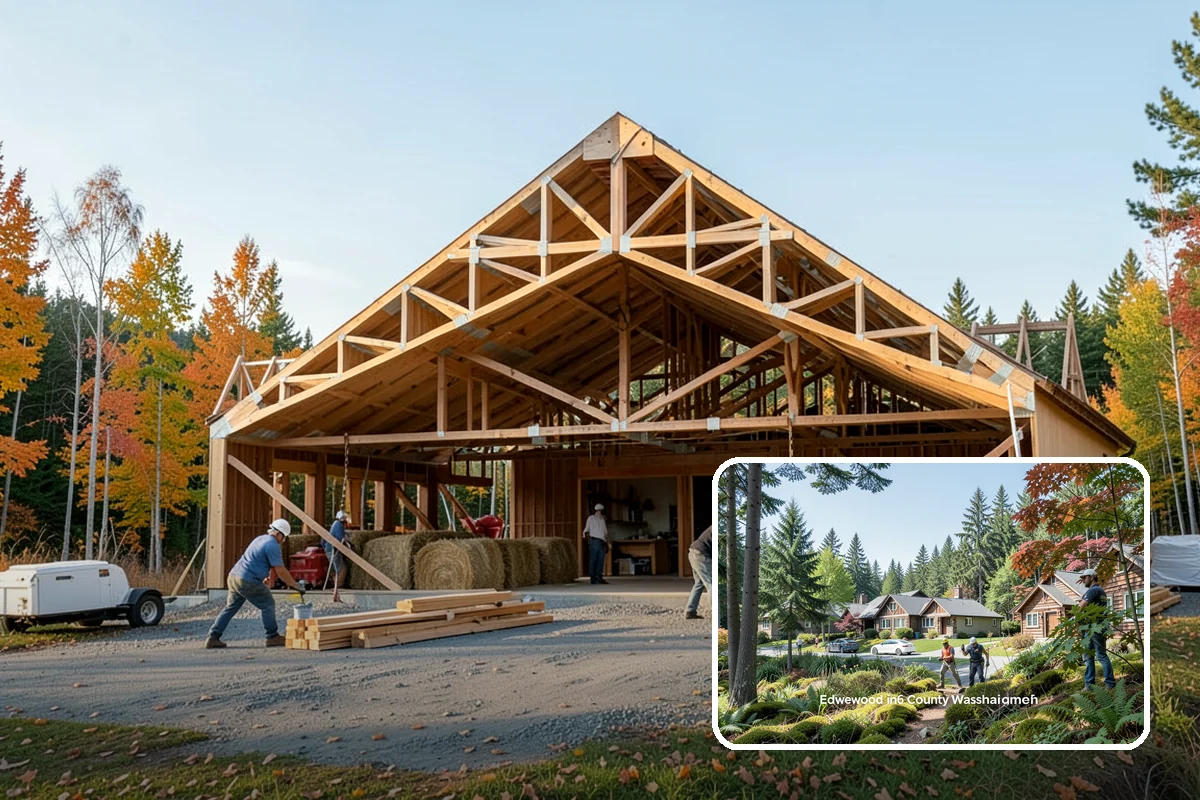 Basement Remodeling in Edgewood, Pierce County, WA - Modernizes an outdated lower level