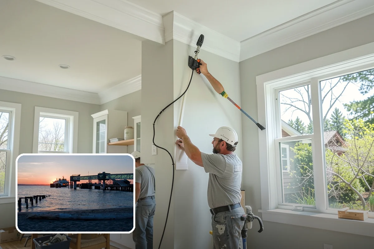 Basement Remodeling in Edmonds, Snohomish County, WA - Modernizes an outdated lower level