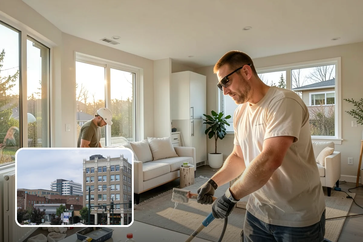 Basement Remodeling in Everett, Snohomish County, WA - Modernizes an outdated lower level
