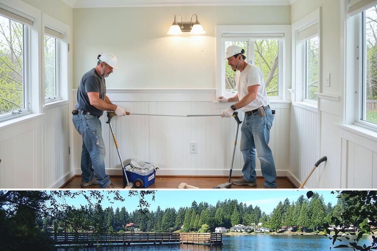 Basement Remodeling in Federal Way, King County, WA - Because the work is indoors, basement remodeling is well suited to the wetter fall and winter season.