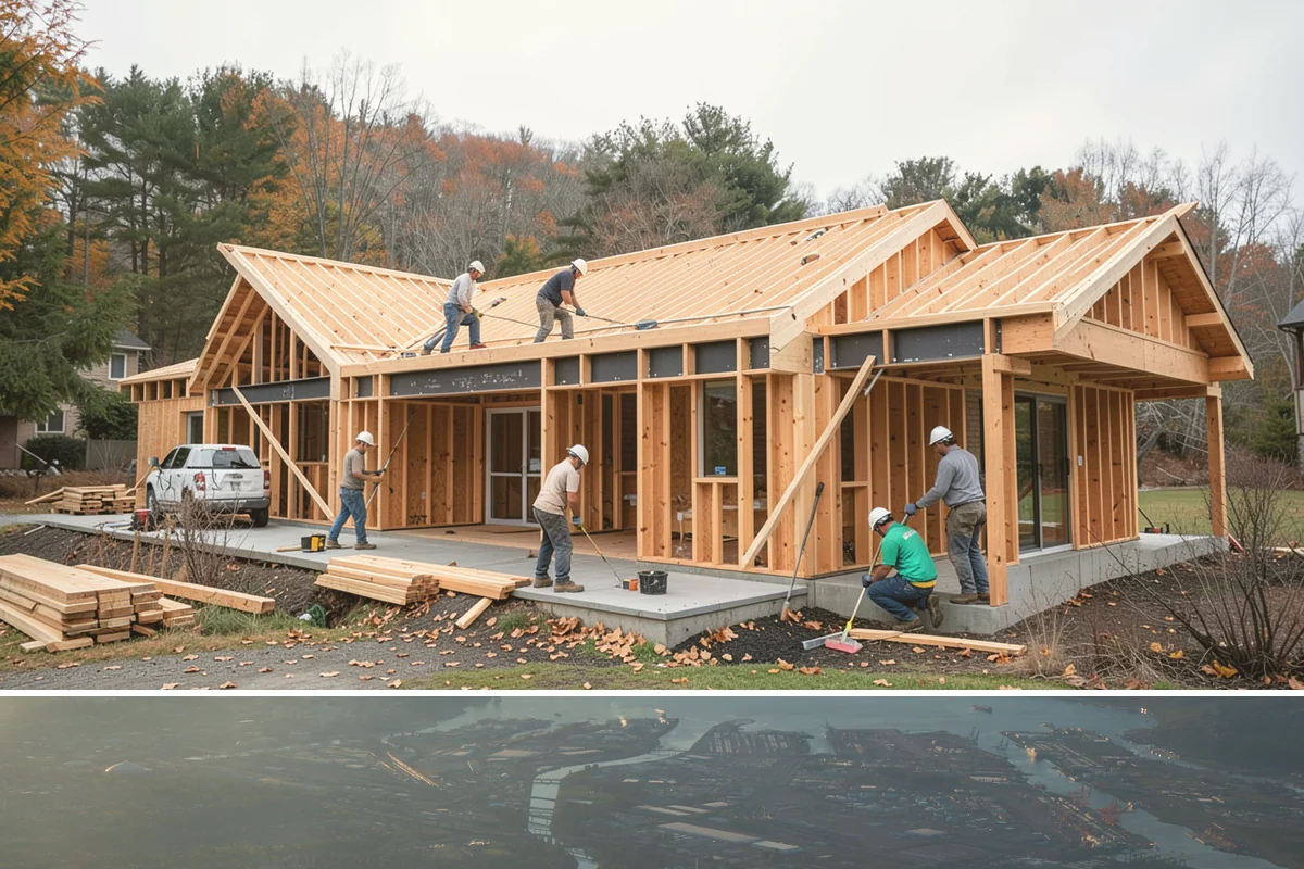 Basement Remodeling in Fife, Pierce County, WA - Because the work is indoors, basement remodeling is well suited to the wetter fall and winter season.
