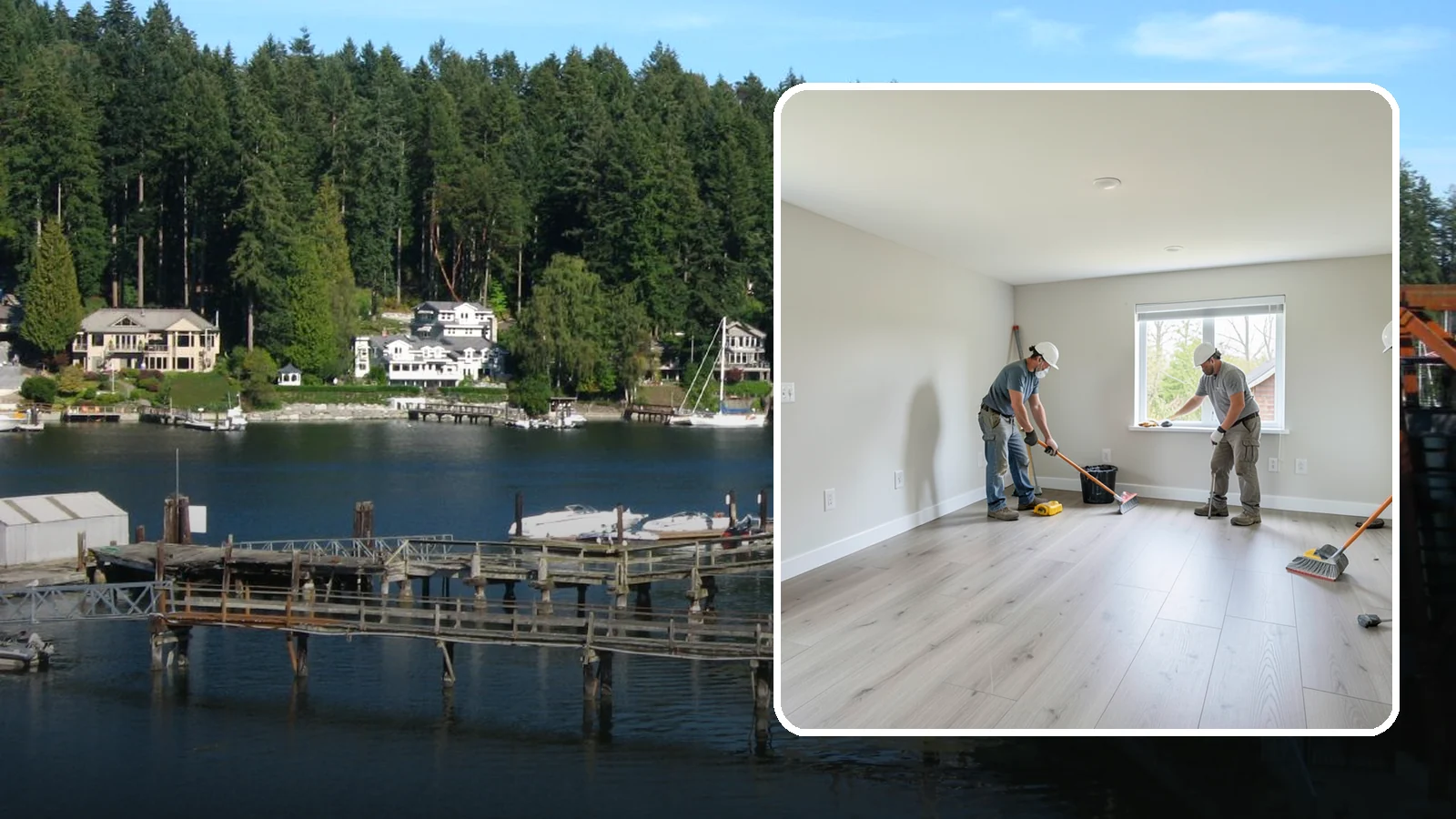 Basement Remodeling in Gig Harbor, Pierce County, WA - Basement remodeling updates an already-finished lower level with a new layout, finishes, and function.