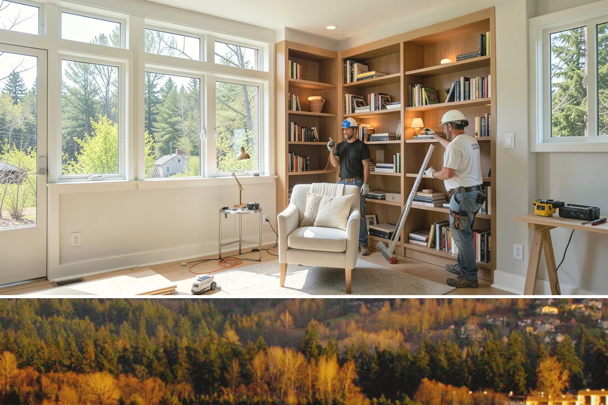 Basement Remodeling in Kenmore, King County, WA - Because the work is indoors, basement remodeling is well suited to the wetter fall and winter season.