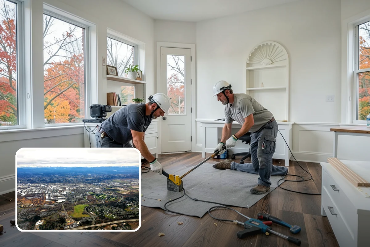 Basement Remodeling in Kent, King County, WA - Modernizes an outdated lower level