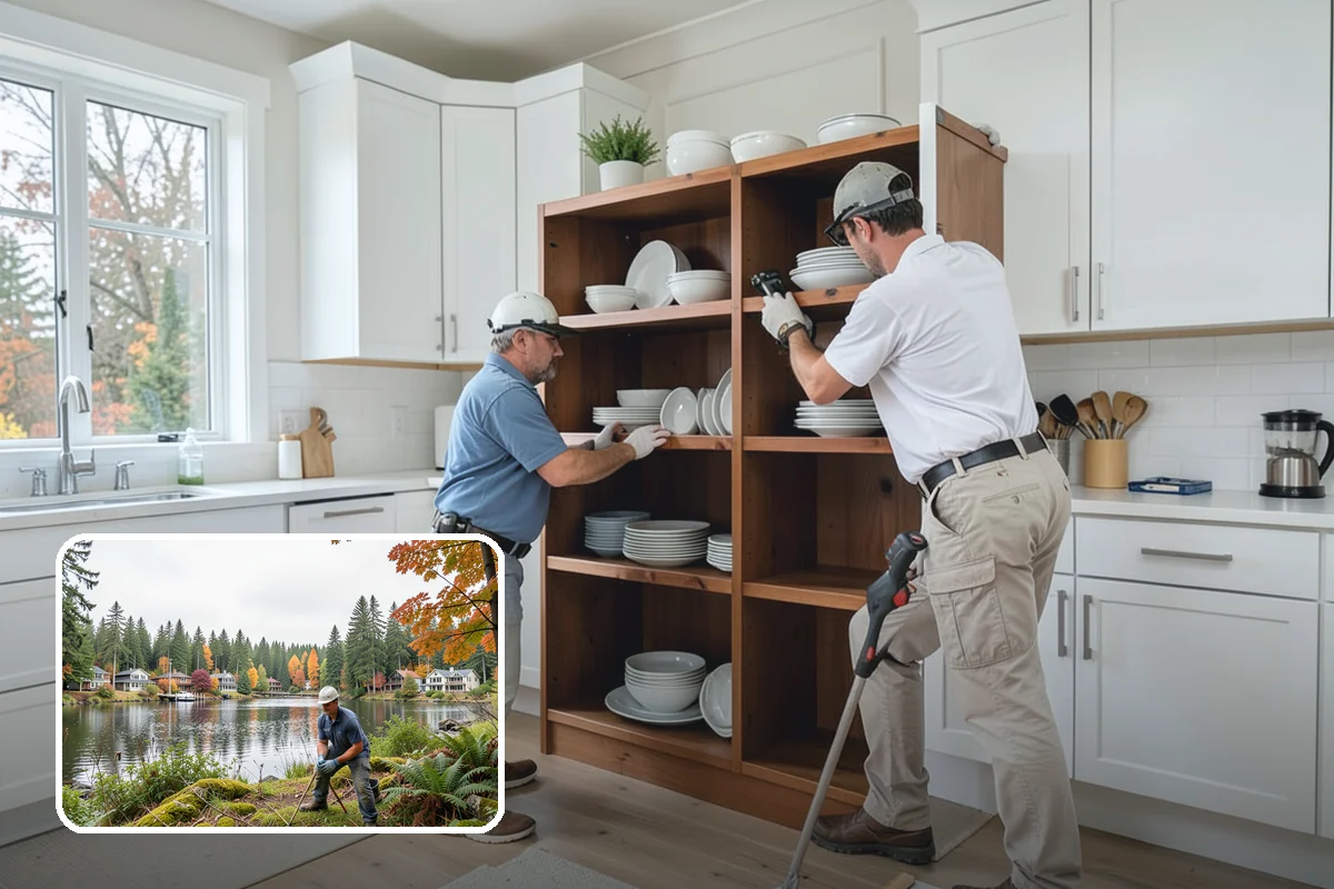 Basement Remodeling in La Conner, Skagit County, WA - Modernizes an outdated lower level