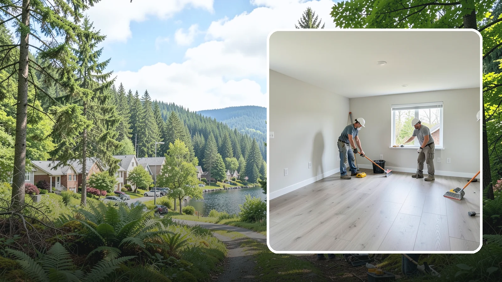 Basement Remodeling in Lake Forest Park, King County, WA - Basement remodeling updates an already-finished lower level with a new layout, finishes, and function.