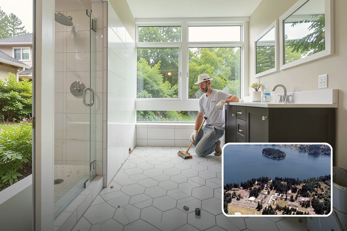 Basement Remodeling in Lakewood, Pierce County, WA - Modernizes an outdated lower level