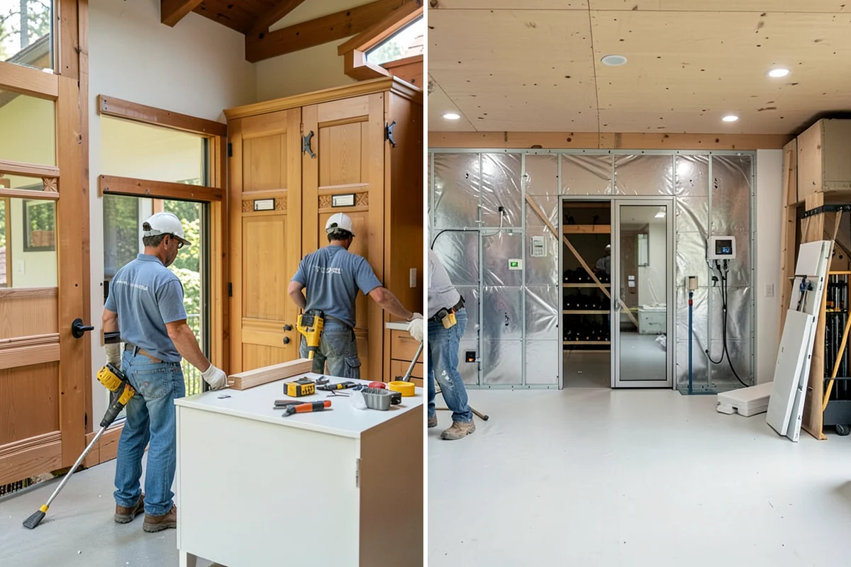 Basement Remodeling in Lakewood, Pierce County, WA - Evaluate the existing finish and layout