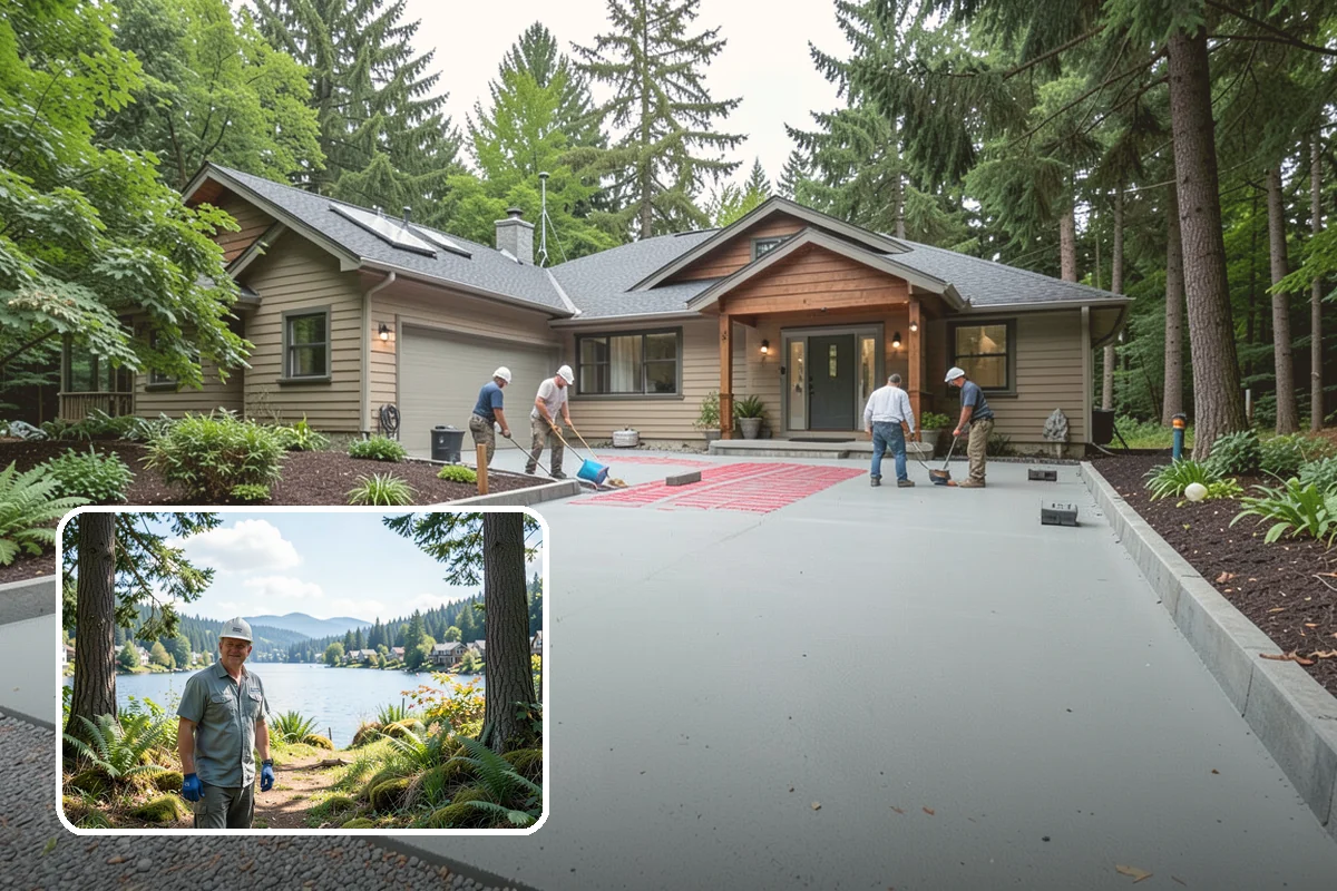 Basement Remodeling in Milton, King County, WA - Modernizes an outdated lower level
