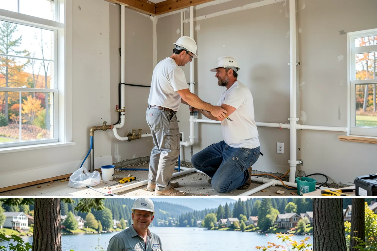 Basement Remodeling in Milton, King County, WA - Because the work is indoors, basement remodeling is well suited to the wetter fall and winter season.