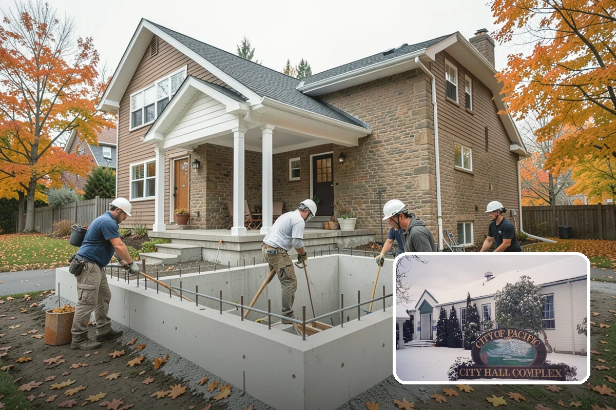 Basement Remodeling in Pacific, King County, WA - Modernizes an outdated lower level