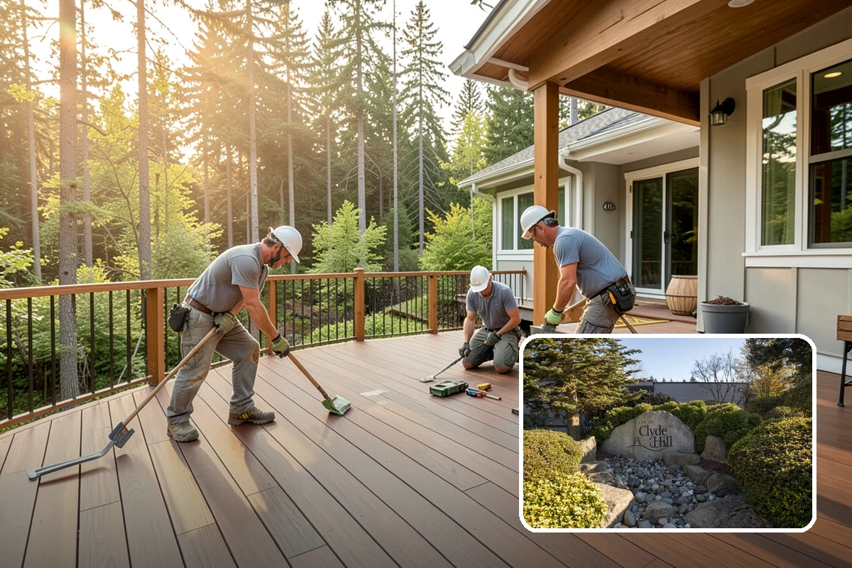 Basement Waterproofing in Clyde Hill, King County, WA - Stops active water intrusion