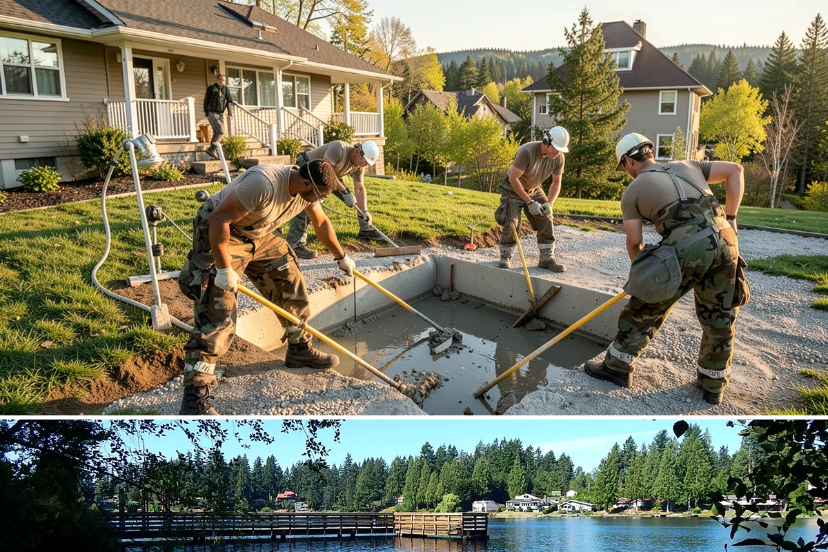 Basement Waterproofing in Federal Way, King County, WA - The wet winter months reveal water problems clearly, making them an ideal time to diagnose and correct intrusion.