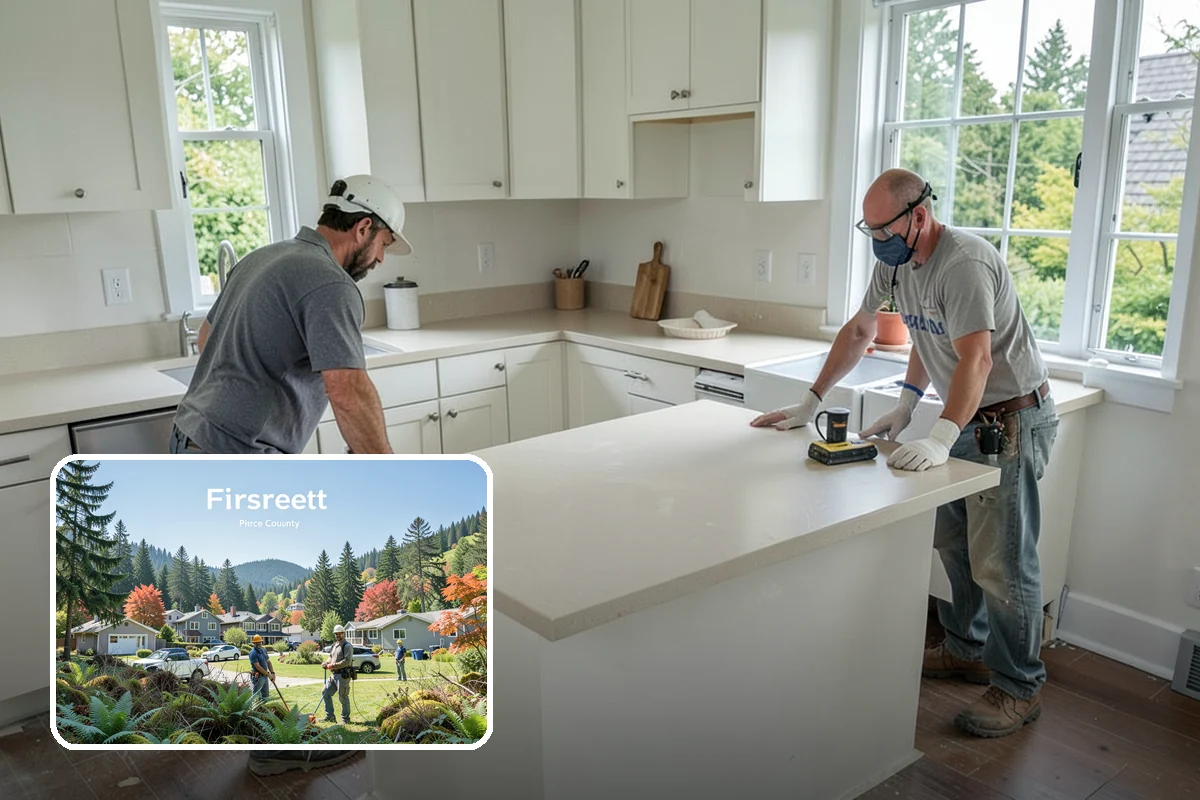Basement Waterproofing in Fircrest, Pierce County, WA - Stops active water intrusion