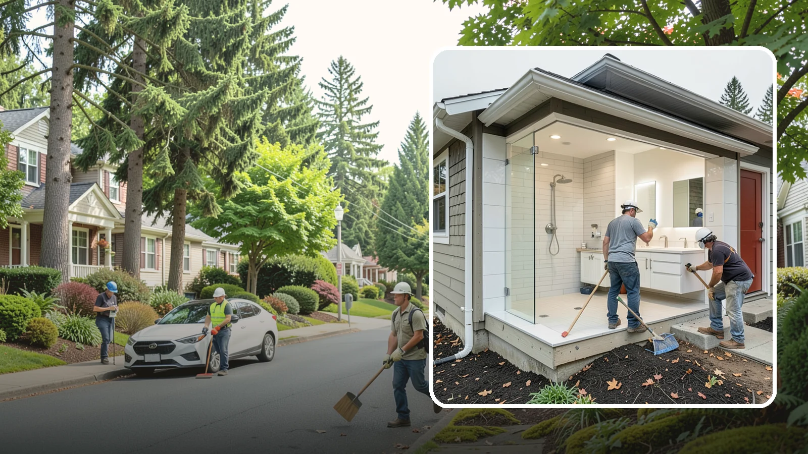 Bathroom Addition in Beaux Arts Village, King County, WA - A bathroom addition adds a new full or half bath where your home currently lacks one.