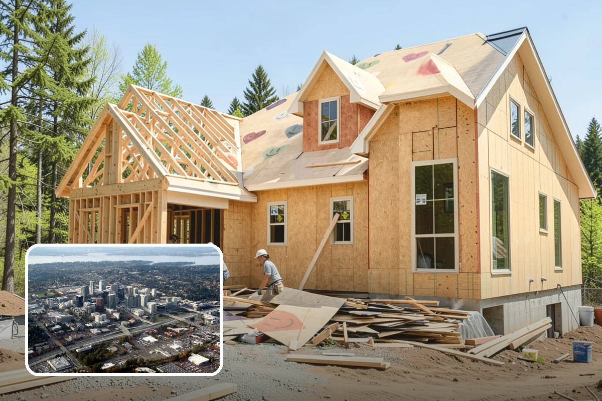 Bathroom Addition in Bellevue, King County, WA - Relieves congestion during busy mornings