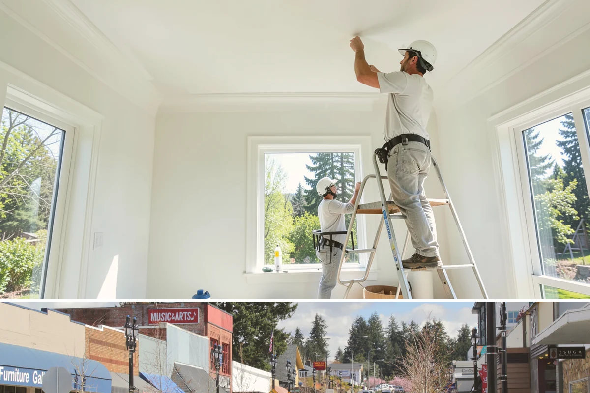 Bathroom Addition in Bothell, King County, WA - Interior bathroom work can proceed year-round, though tie-in of any exterior wall goes best during drier weather.