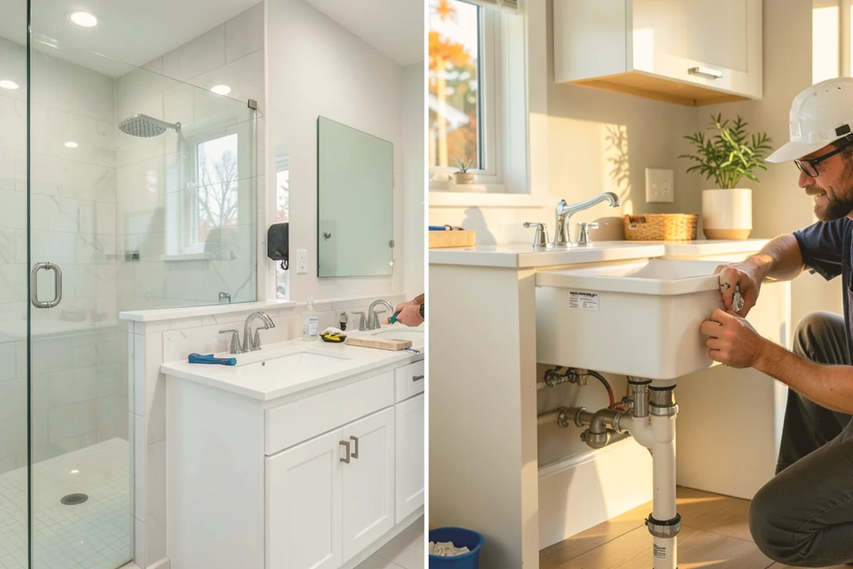 Bathroom Addition in Brier, Snohomish County, WA - Locate the bath near existing plumbing lines