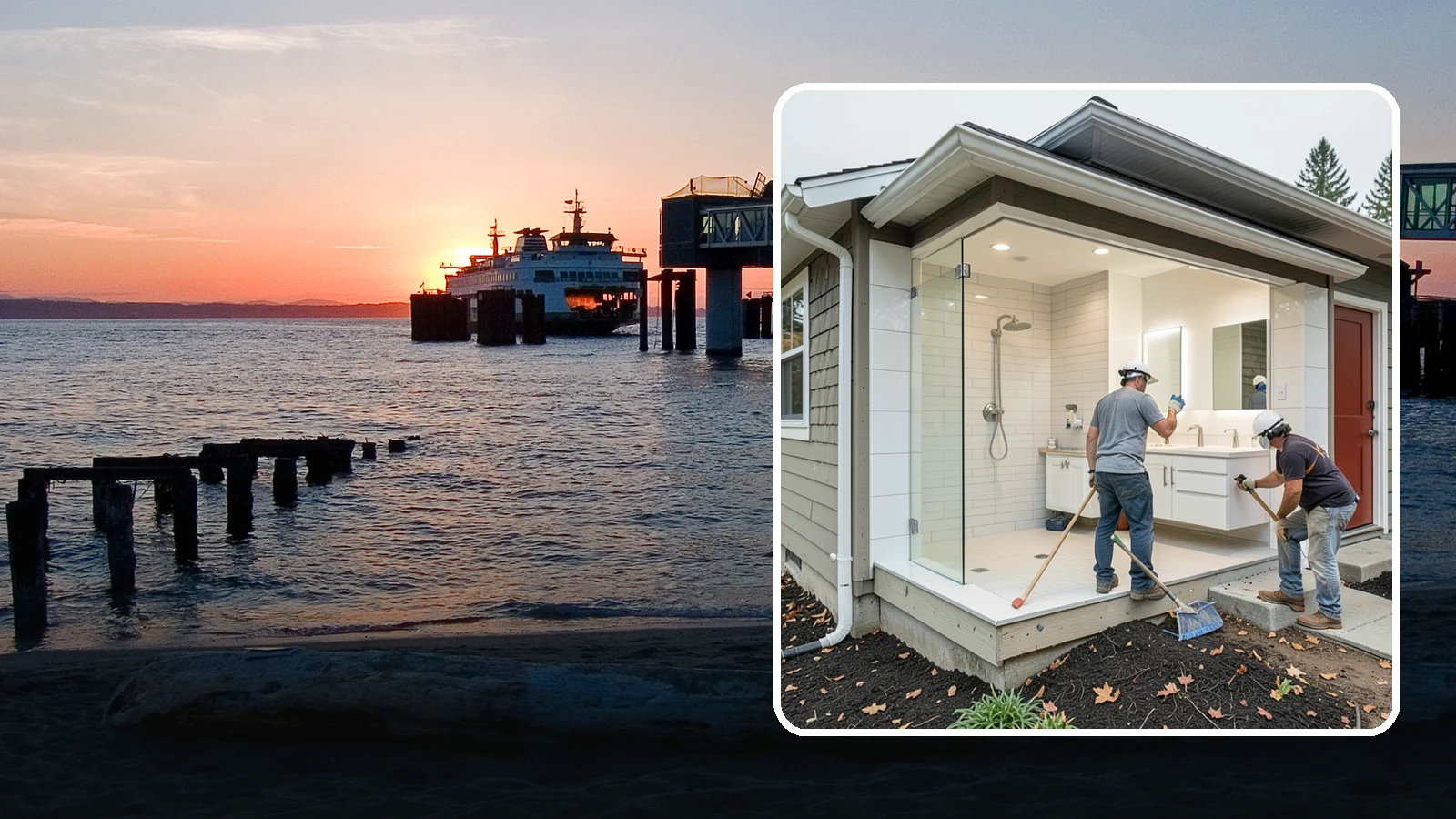 Bathroom Addition in Edmonds, Snohomish County, WA - A bathroom addition adds a new full or half bath where your home currently lacks one.