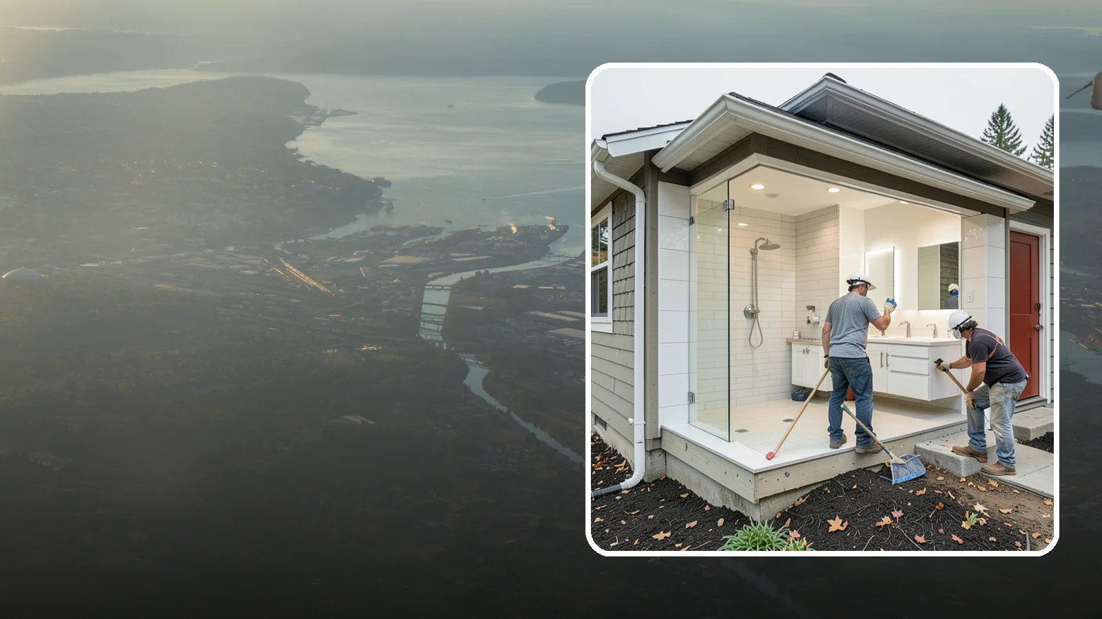 Bathroom Addition in Fife, Pierce County, WA - A bathroom addition adds a new full or half bath where your home currently lacks one.