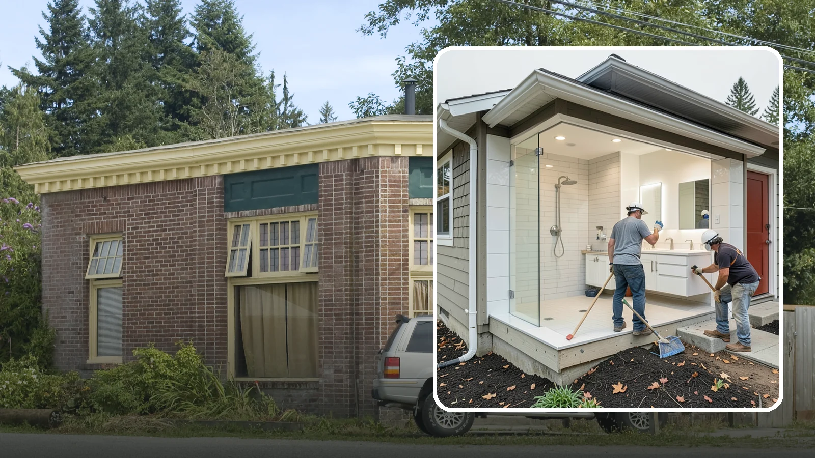 Bathroom Addition in Hamilton, Skagit County, WA - A bathroom addition adds a new full or half bath where your home currently lacks one.
