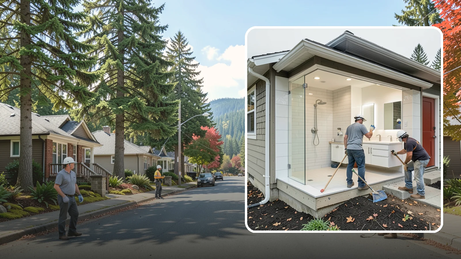 Bathroom Addition in Hunts Point, King County, WA - A bathroom addition adds a new full or half bath where your home currently lacks one.