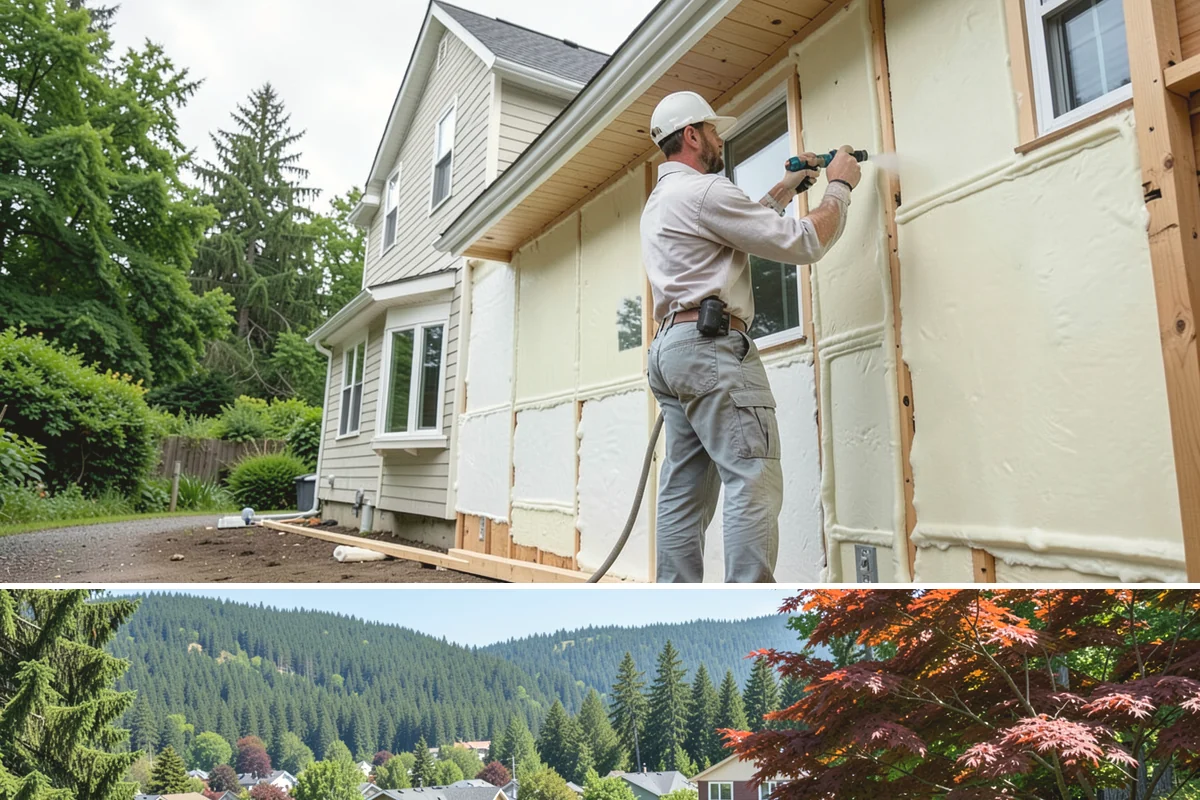 Bathroom Addition in Index, Snohomish County, WA - Interior bathroom work can proceed year-round, though tie-in of any exterior wall goes best during drier weather.