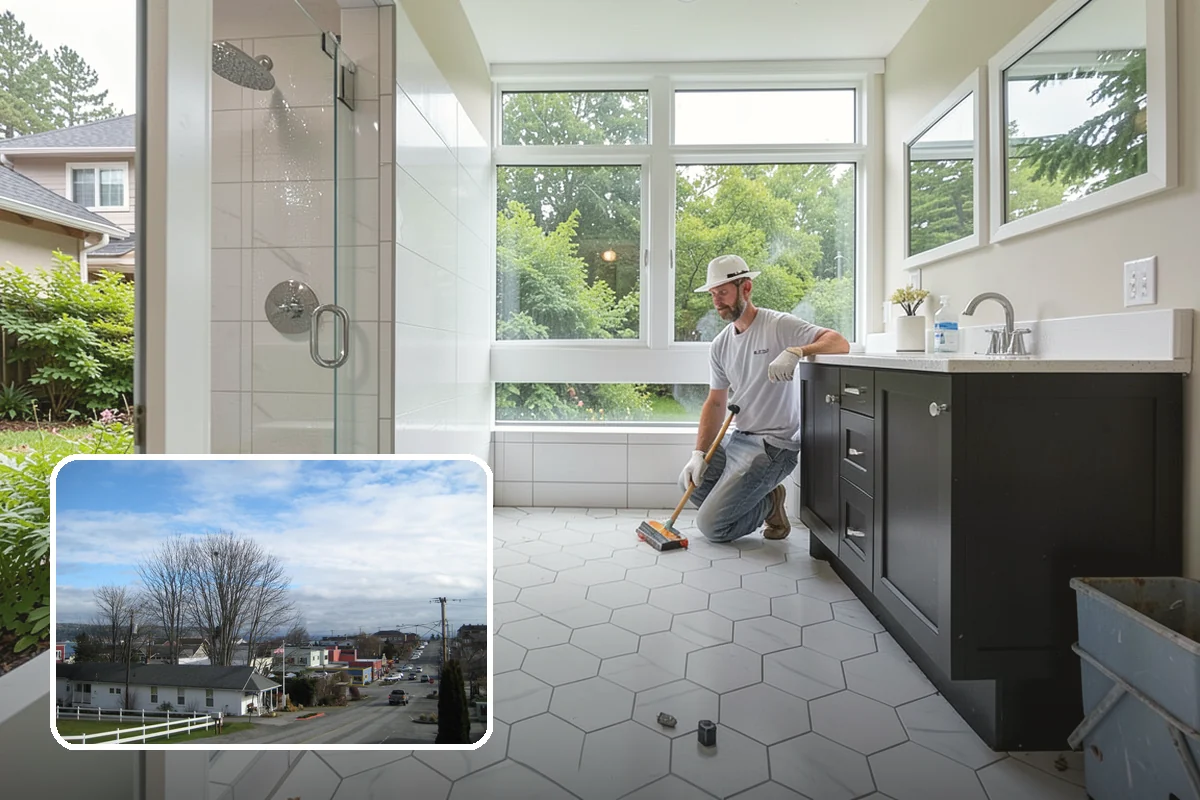 Bathroom Addition in Langley, Island County, WA - Relieves congestion during busy mornings
