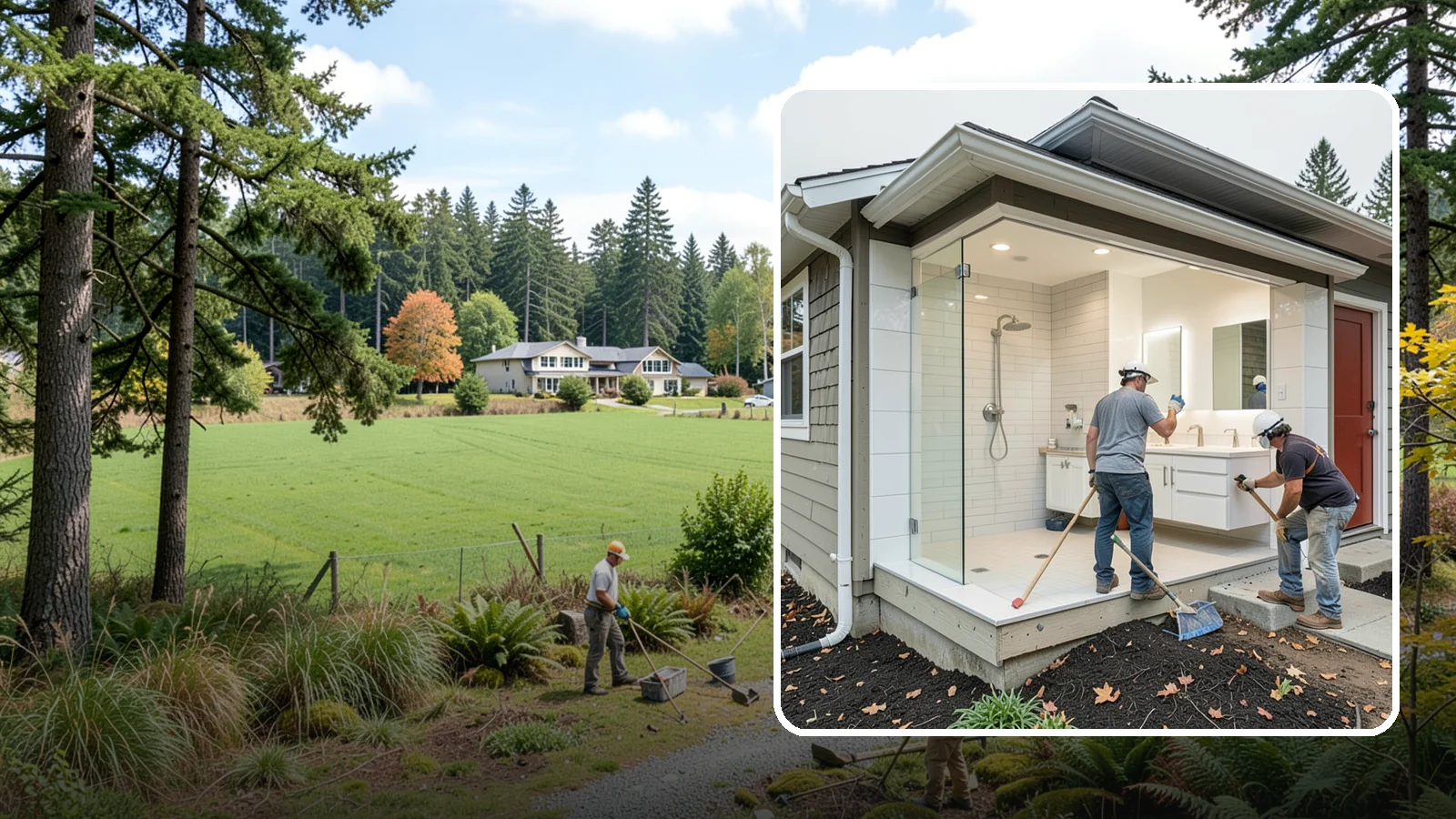 Bathroom Addition in Lyman, Skagit County, WA - A bathroom addition adds a new full or half bath where your home currently lacks one.