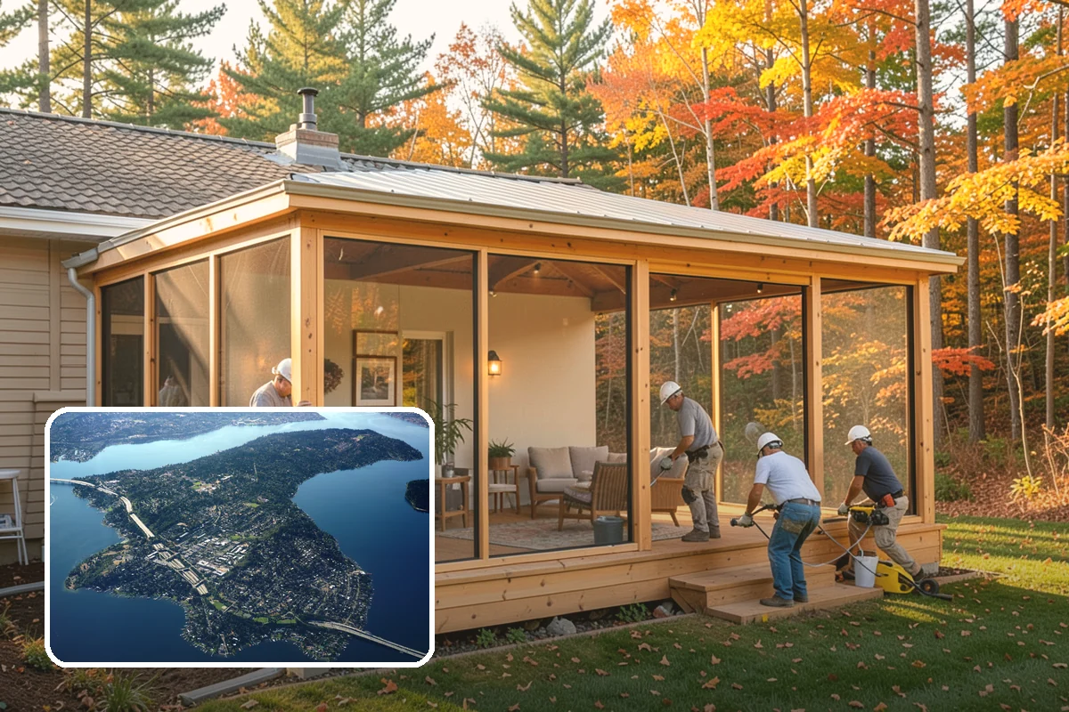 Bathroom Addition in Mercer Island, King County, WA - Relieves congestion during busy mornings