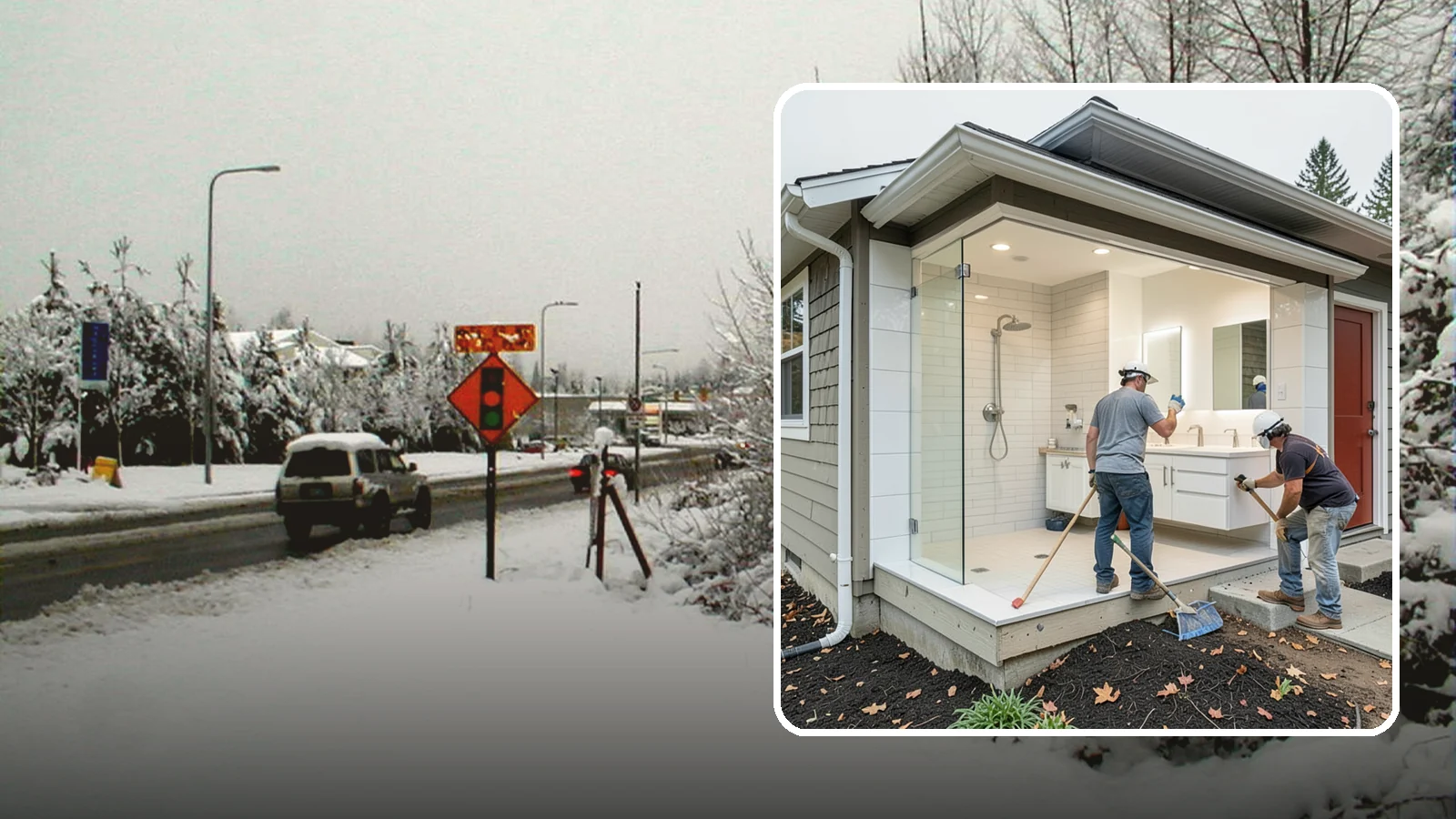 Bathroom Addition in Newcastle, King County, WA - A bathroom addition adds a new full or half bath where your home currently lacks one.