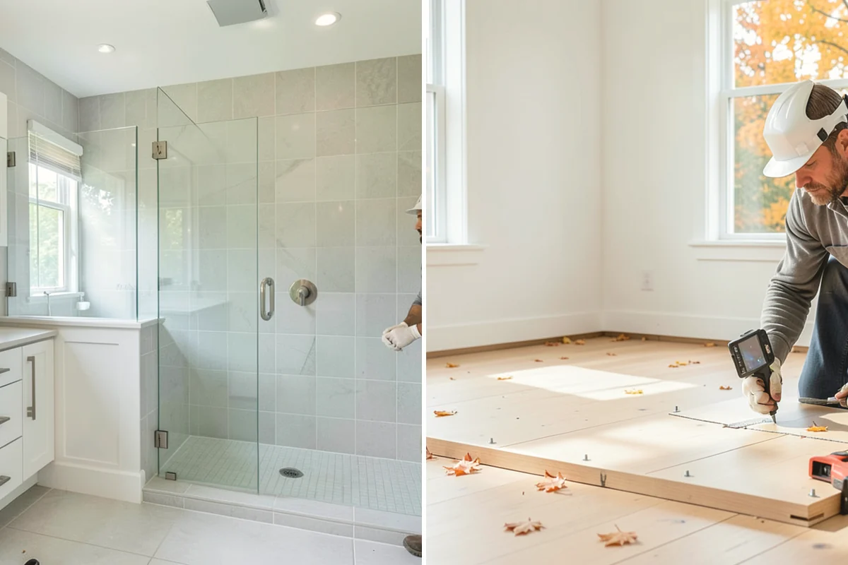 Bathroom Addition in North Bend, King County, WA - Locate the bath near existing plumbing lines