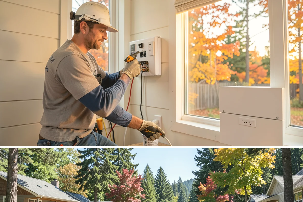 Bathroom Addition in Orting, Pierce County, WA - Interior bathroom work can proceed year-round, though tie-in of any exterior wall goes best during drier weather.