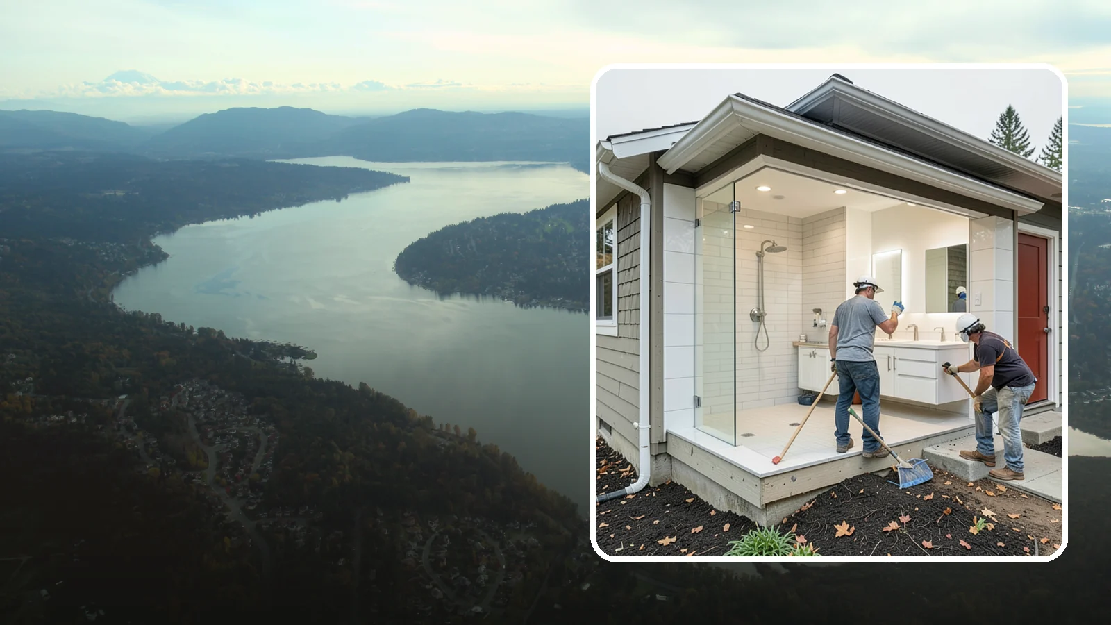 Bathroom Addition in Sammamish, King County, WA - A bathroom addition adds a new full or half bath where your home currently lacks one.