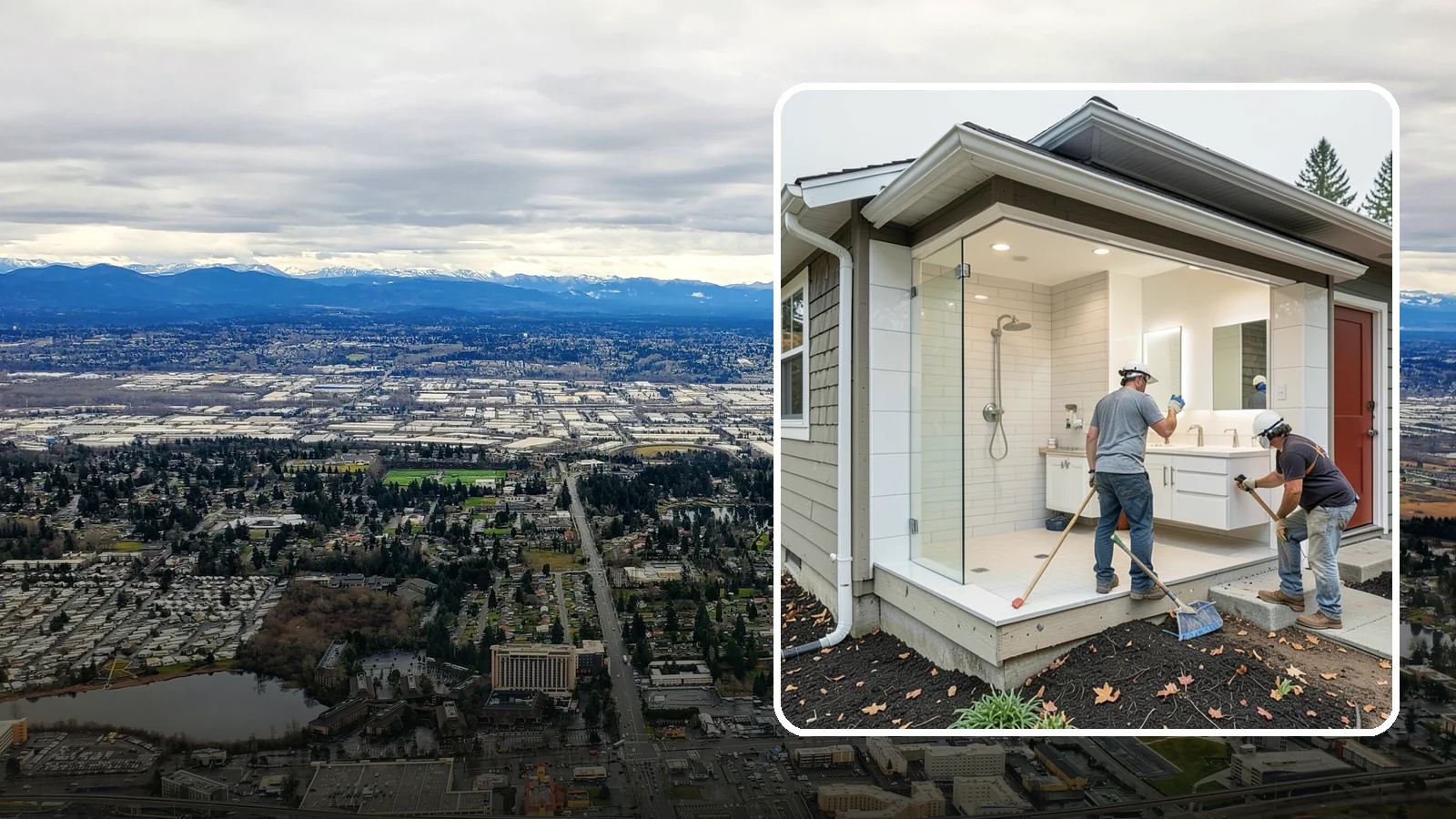 Bathroom Addition in SeaTac, King County, WA - A bathroom addition adds a new full or half bath where your home currently lacks one.