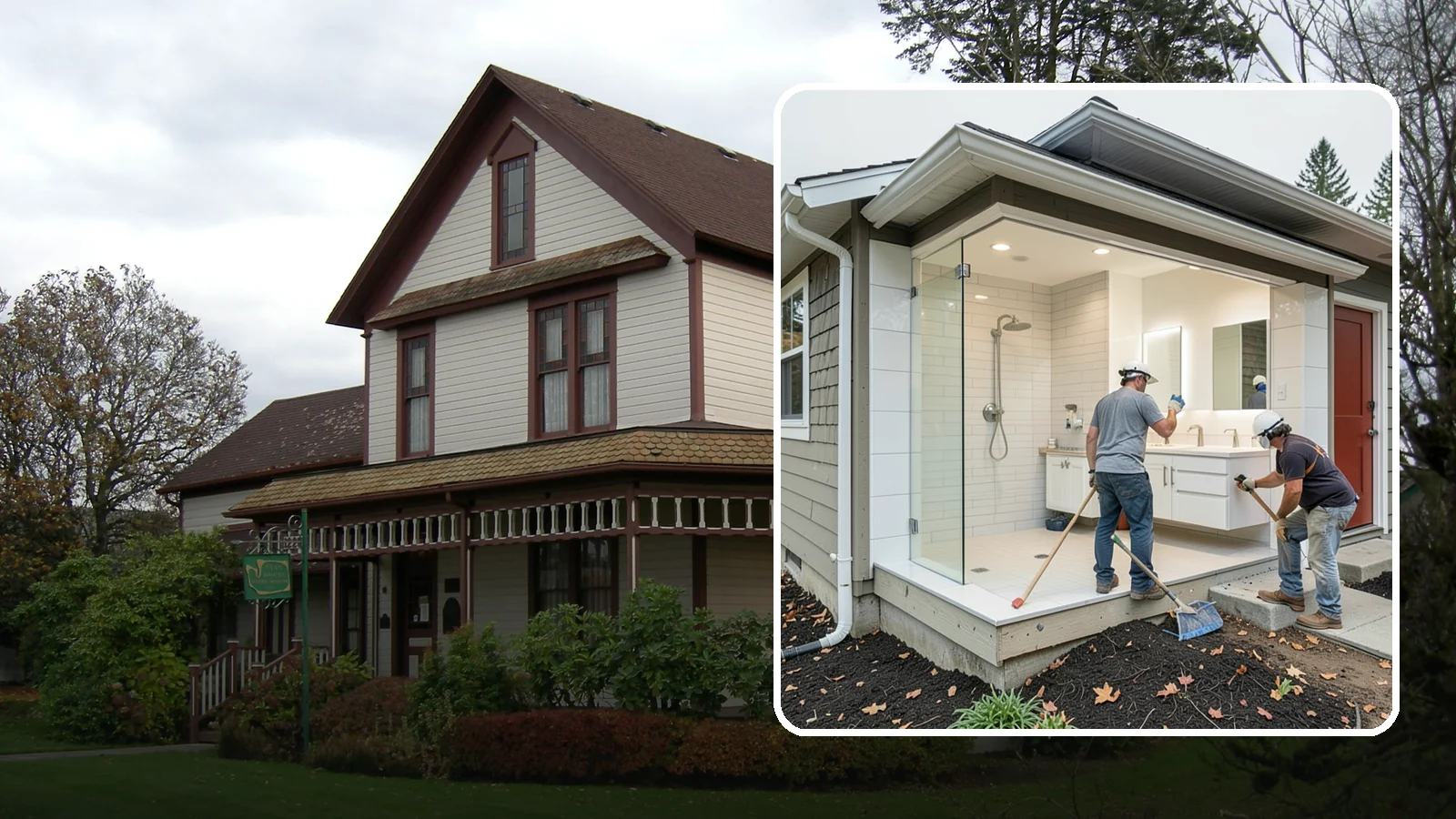 Bathroom Addition in Sumner, Pierce County, WA - A bathroom addition adds a new full or half bath where your home currently lacks one.