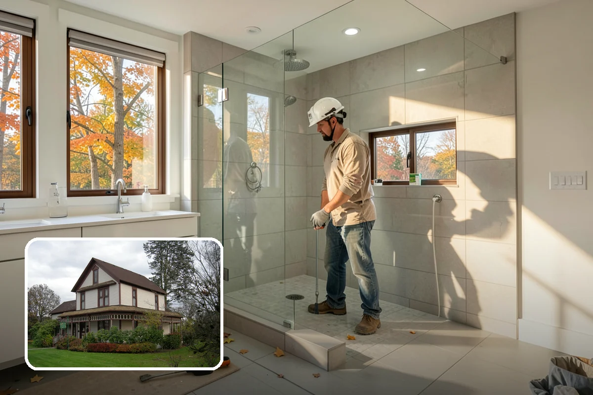 Bathroom Addition in Sumner, Pierce County, WA - Relieves congestion during busy mornings