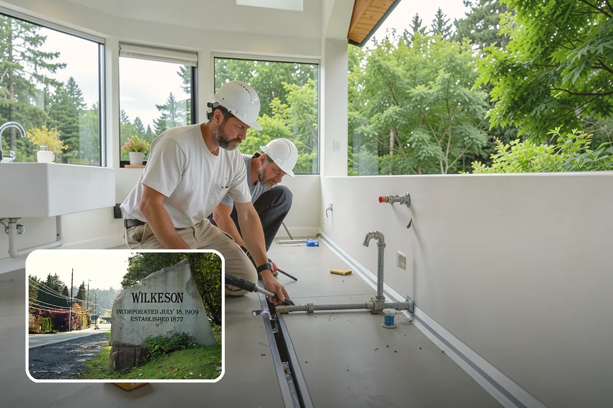 Bathroom Addition in Wilkeson, Pierce County, WA - Relieves congestion during busy mornings