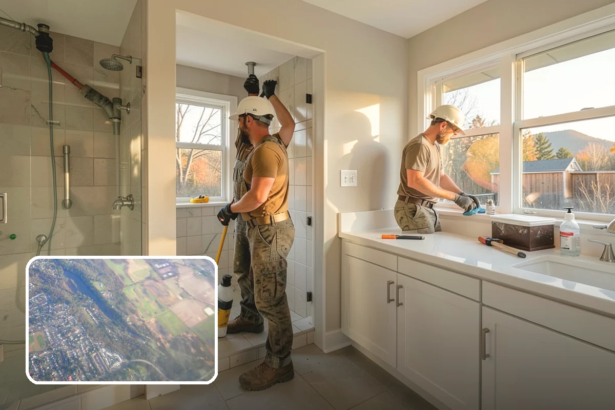 Bathroom Cabinet Installation in Algona, King County, WA - Sturdy, level vanity and cabinet installation