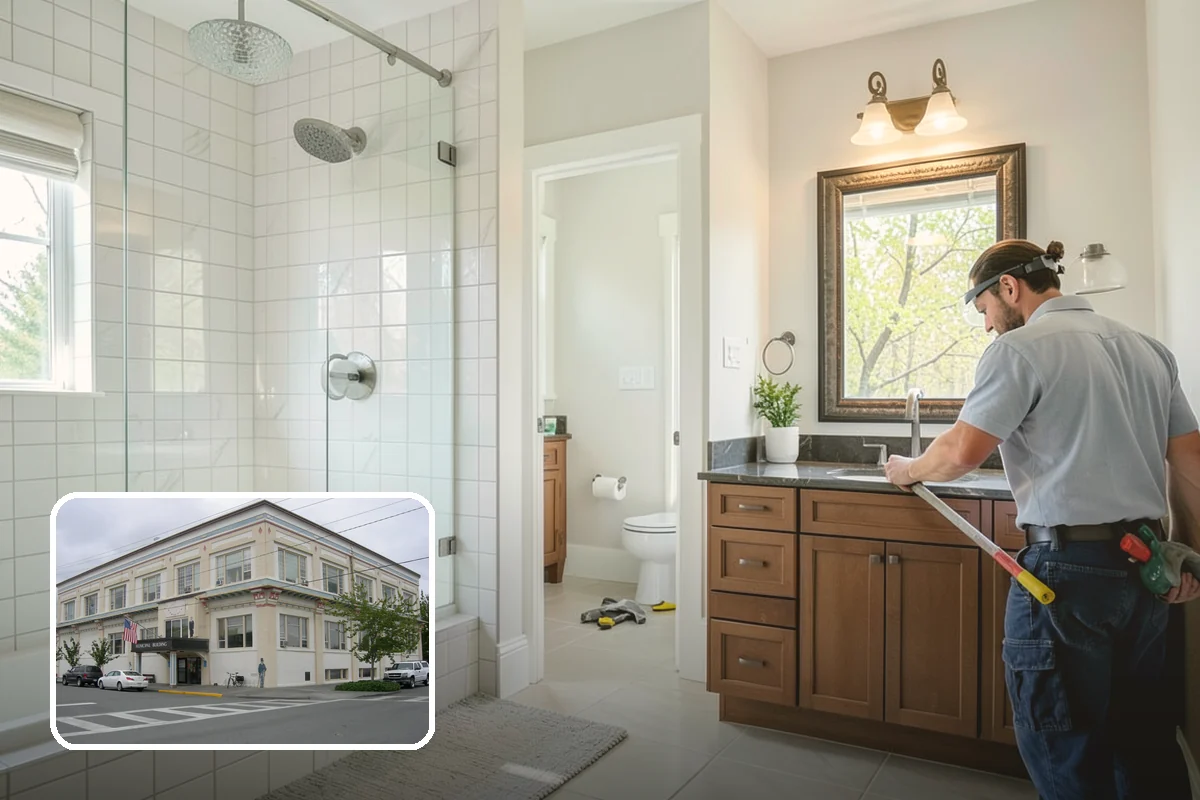 Bathroom Cabinet Installation in Anacortes, Skagit County, WA - Sturdy, level vanity and cabinet installation
