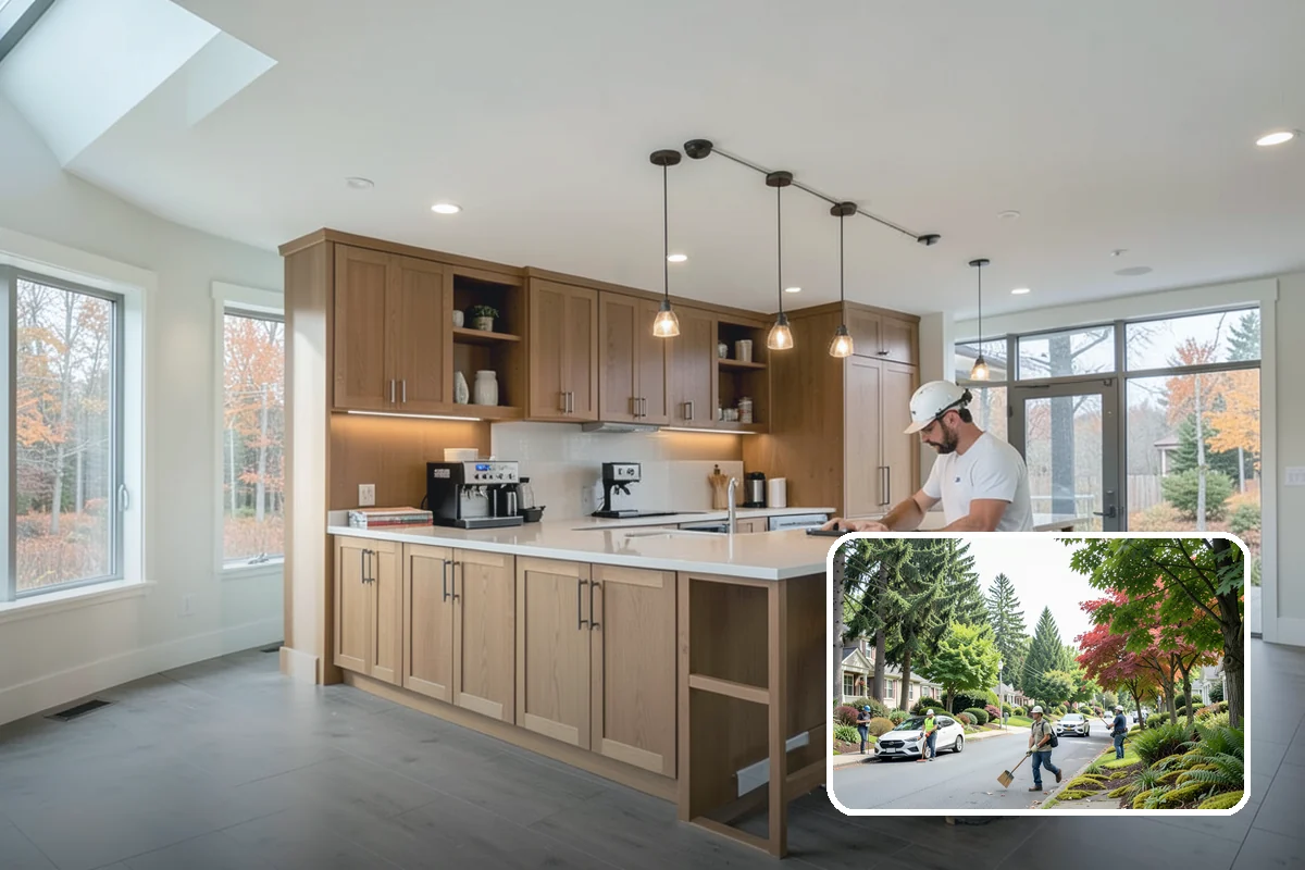 Bathroom Cabinet Installation in Beaux Arts Village, King County, WA - Sturdy, level vanity and cabinet installation