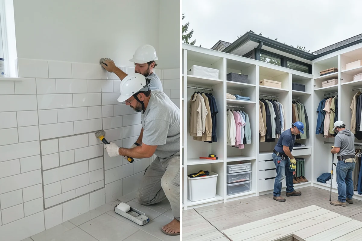 Bathroom Cabinet Installation in Buckley, Pierce County, WA - Confirm layout and plumbing rough-in locations