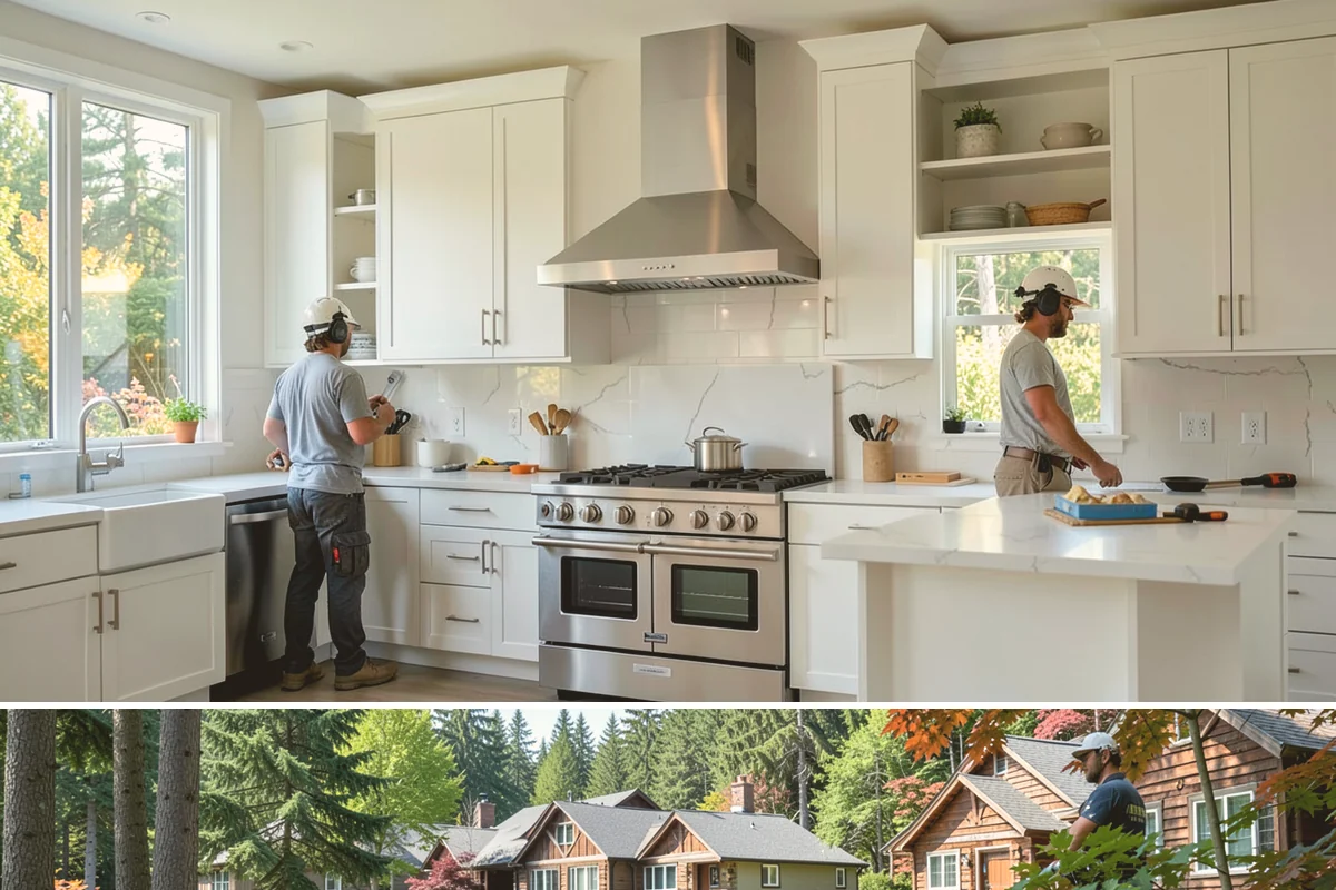 Bathroom Cabinet Installation in Edgewood, Pierce County, WA - Bathroom cabinet installation is climate-controlled indoor work scheduled to fit your overall bath project.